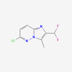 6-Chloro-2-(difluoromethyl)-3-methylimidazo[1,2-b]pyridazine