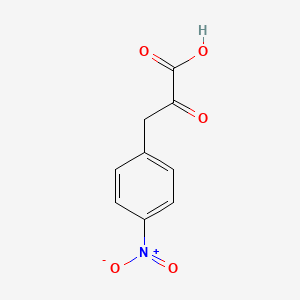 molecular formula C9H7NO5 B1295416 3-(4-硝基苯基)-2-氧代丙酸 CAS No. 38335-24-9