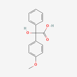 molecular formula C15H14O4 B1295417 羟基-(4-甲氧基-苯基)-苯基-乙酸 CAS No. 4237-50-7