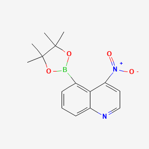 4-Nitro-5-(4,4,5,5-tetramethyl-1,3,2-dioxaborolan-2-yl)quinoline