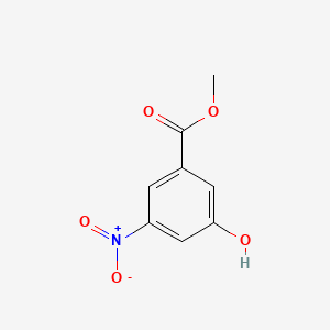 molecular formula C8H7NO5 B1295419 3-羟基-5-硝基苯甲酸甲酯 CAS No. 55076-32-9