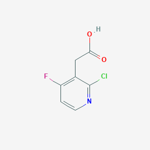 2-(2-Chloro-4-fluoropyridin-3-yl)acetic acid