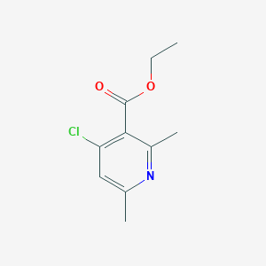 molecular formula C10H12ClNO2 B1295421 4-氯-2,6-二甲基烟酸乙酯 CAS No. 70271-80-6