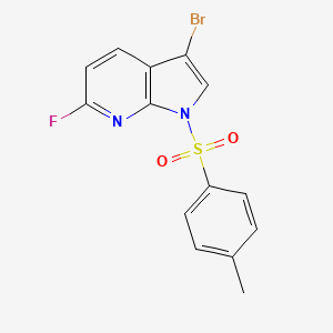 3-Bromo-6-fluoro-1-tosyl-1H-pyrrolo[2,3-b]pyridine