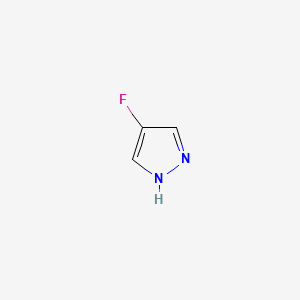 molecular formula C3H3FN2 B1295423 4-氟-1H-吡唑 CAS No. 35277-02-2