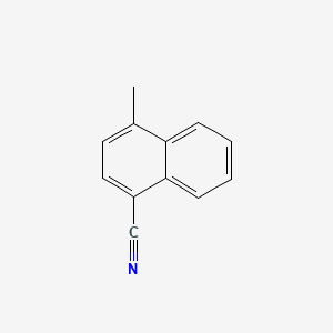 molecular formula C12H9N B1295425 1-Cyano-4-méthylnaphtalène CAS No. 36062-93-8