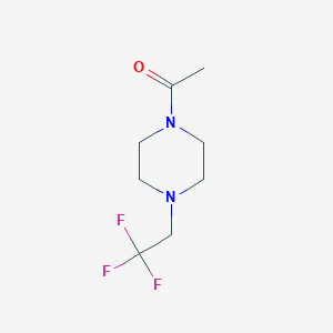 1-(4-(2,2,2-Trifluoroethyl)piperazin-1-yl)ethanone