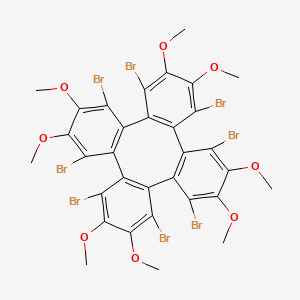 1,4,5,8,9,12,13,16-Octabromo-2,3,6,7,10,11,14,15-octamethoxytetraphenylene