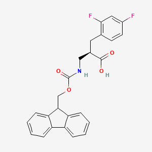 (R)-3-((((9H-Fluoren-9-yl)methoxy)carbonyl)amino)-2-(2,4-difluorobenzyl)propanoic acid