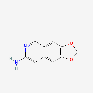 5-Methyl-[1,3]dioxolo[4,5-g]isoquinolin-7-amine