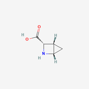 molecular formula C5H7NO2 B12954369 (1S,3S,4R)-2-Azabicyclo[2.1.0]pentane-3-carboxylic acid 