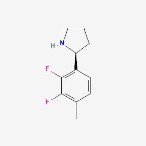 (S)-2-(2,3-Difluoro-4-methylphenyl)pyrrolidine