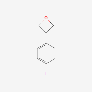 molecular formula C9H9IO B12954417 3-(4-Iodophenyl)oxetane 