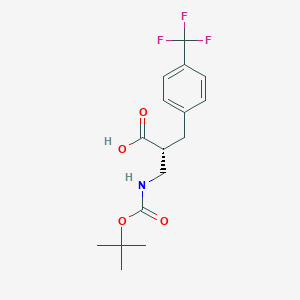 (R)-3-((tert-Butoxycarbonyl)amino)-2-(4-(trifluoromethyl)benzyl)propanoic acid