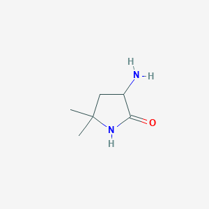 3-Amino-5,5-dimethylpyrrolidin-2-one