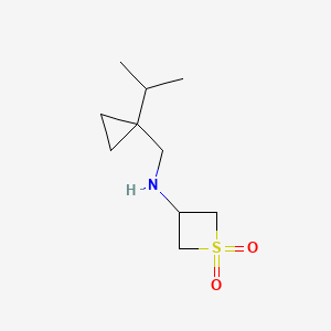 3-(((1-Isopropylcyclopropyl)methyl)amino)thietane 1,1-dioxide