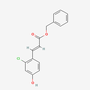 Benzyl (E)-3-(2-chloro-4-hydroxyphenyl)acrylate