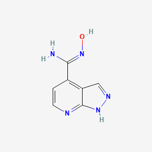 N-Hydroxy-1H-pyrazolo[3,4-b]pyridine-4-carboximidamide