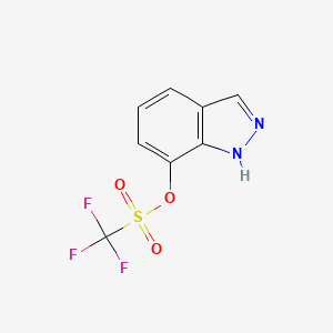 1H-Indazol-7-yl trifluoromethanesulfonate