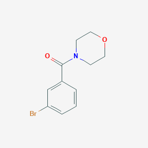 molecular formula C11H12BrNO2 B129545 4-(3-溴苯甲酰)吗啉 CAS No. 153435-81-5