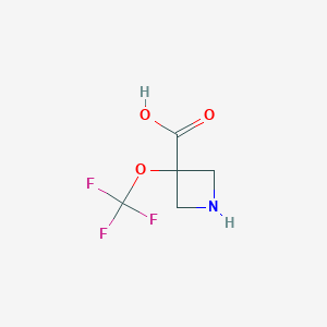 3-(Trifluoromethoxy)azetidine-3-carboxylic acid