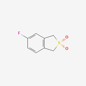 molecular formula C8H7FO2S B12954550 5-Fluoro-1,3-dihydrobenzo[c]thiophene 2,2-dioxide 