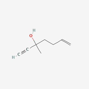 molecular formula C8H12O B1295456 3-甲基-6-庚烯-1-炔-3-醇 CAS No. 51193-99-8