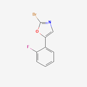 2-Bromo-5-(2-fluorophenyl)oxazole