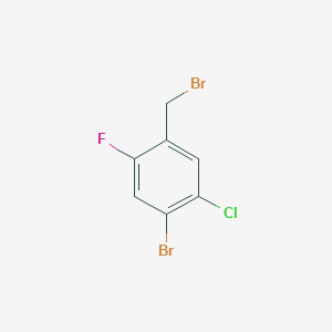 1-Bromo-4-(bromomethyl)-2-chloro-5-fluorobenzene