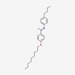 B1295459 p-Nonyloxybenzylidene p-butylaniline CAS No. 51749-28-1