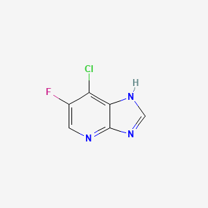 molecular formula C6H3ClFN3 B12954632 7-Chloro-6-fluoro-3H-imidazo[4,5-b]pyridine 