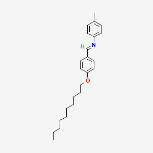B1295465 p-Decyloxybenzylidene p-toluidine CAS No. 53764-62-8