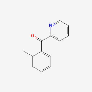 molecular formula C13H11NO B1295466 2-(2-甲基苯甲酰)吡啶 CAS No. 54523-78-3