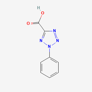 molecular formula C8H6N4O2 B1295467 2H-四唑-5-羧酸，2-苯基- CAS No. 54798-92-4