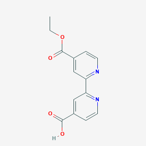 4'-(Ethoxycarbonyl)-[2,2'-bipyridine]-4-carboxylic acid