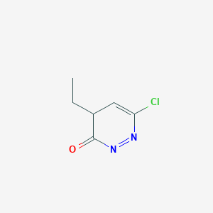 molecular formula C6H7ClN2O B12954683 6-Chloro-4-ethylpyridazin-3(4H)-one 