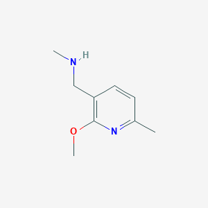 1-(2-Methoxy-6-methylpyridin-3-yl)-N-methylmethanamine