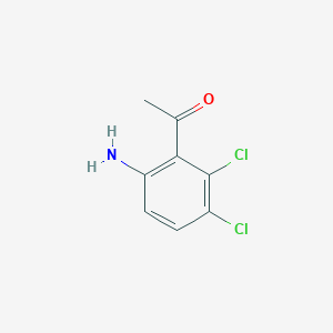 1-(6-Amino-2,3-dichlorophenyl)ethan-1-one