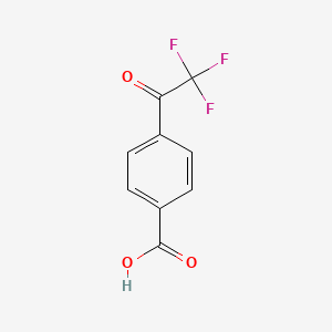 molecular formula C9H5F3O3 B1295473 4-(Trifluoroacetyl)benzoic acid CAS No. 58808-59-6