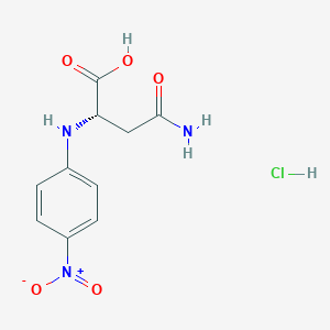 (4-Nitrophenyl)-L-asparagine hydrochloride