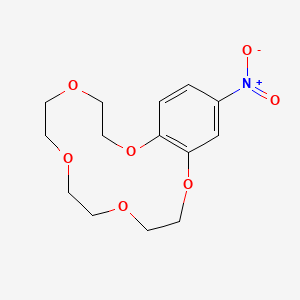 molecular formula C14H19NO7 B1295475 4-Nitrobenzo-15-crown-5 CAS No. 60835-69-0