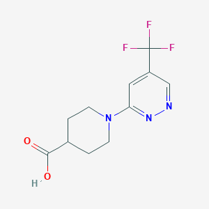 1-(5-(Trifluoromethyl)pyridazin-3-yl)piperidine-4-carboxylic acid