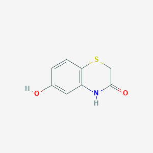 molecular formula C8H7NO2S B12954756 6-Hydroxy-2H-benzo[b][1,4]thiazin-3(4H)-one 