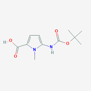 5-((tert-Butoxycarbonyl)amino)-1-methyl-1H-pyrrole-2-carboxylic acid