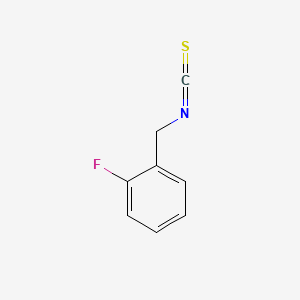 molecular formula C8H6FNS B1295478 2-氟苄基异硫氰酸酯 CAS No. 64382-80-5