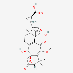 molecular formula C27H30O9 B12954786 Solanoeclepin A 