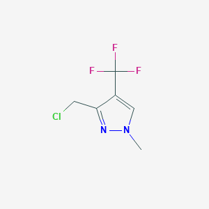 3-(Chloromethyl)-1-methyl-4-(trifluoromethyl)-1H-pyrazole