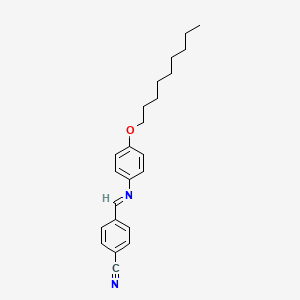 molecular formula C23H28N2O B1295481 对-氰基苄亚胺对-壬氧基苯胺 CAS No. 67363-89-7