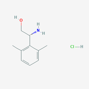 (R)-2-Amino-2-(2,6-dimethylphenyl)ethan-1-ol hydrochloride