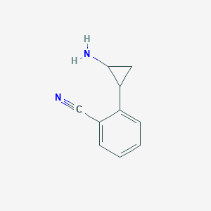 2-(2-Aminocyclopropyl)benzonitrile